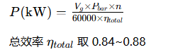 派克叶片泵选型